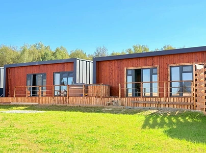 База отдыха с банным комплексом у пруда 1