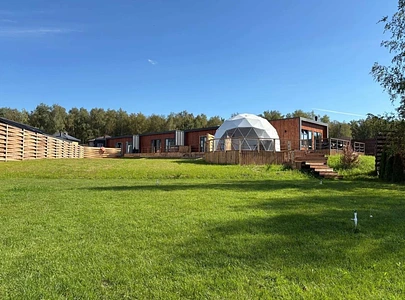 База отдыха с банным комплексом у пруда 2