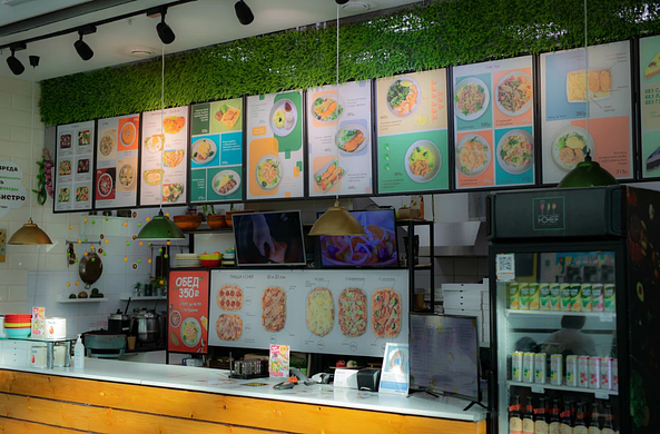 Кафе на фудкорте. 8 лет в ТЦ