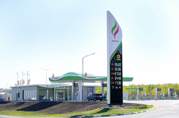 АЗС Татнефть с землей