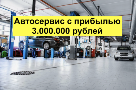 Автосервис с прибылью 3.000.000 рублей  0