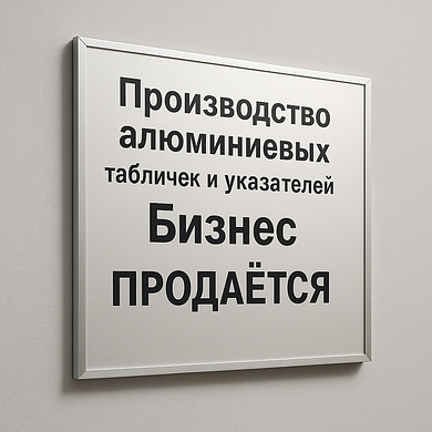 Производство алюминиевых табличек и указателей