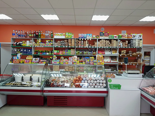 Продуктовый магазин с управляющим