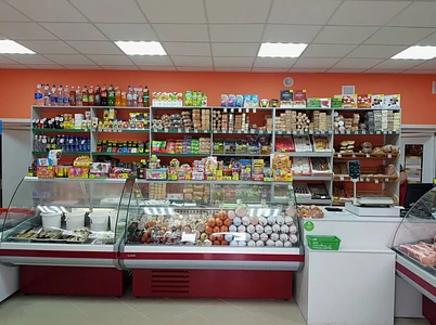 Продуктовый магазин с управляющим 0