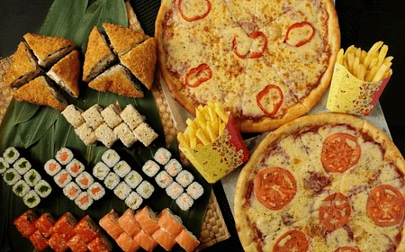 Шаурма, пицца и роллы с собственной доставкой 2