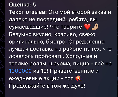 Шаурма, пиццерия и суши бар с доставкой еды