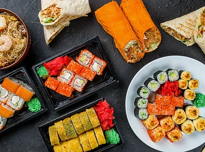 Шаурма, пиццерия и суши бар с доставкой еды 0