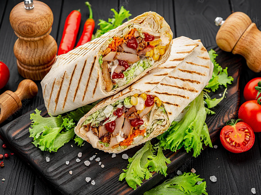 Шаурма у пивного бара