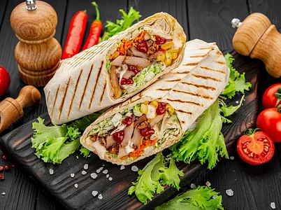 Шаурма у пивного бара 1