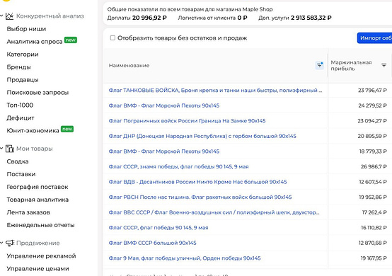 Успешный магазин на OZON С Ч\П - 200 тыс.руб