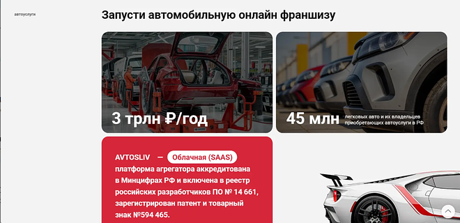 It Бизнес Агрегатор для автоуслуг