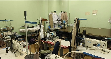 Швейное производство, цех с оборудованием в Москве 2